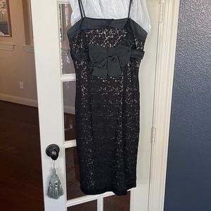 French label - black lace dress